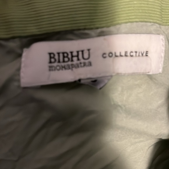 Bibhu green chiffon dress size 10 - Picture 6 of 6